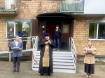 Ачинский священник принял участие в открытии патриотического штаба 2